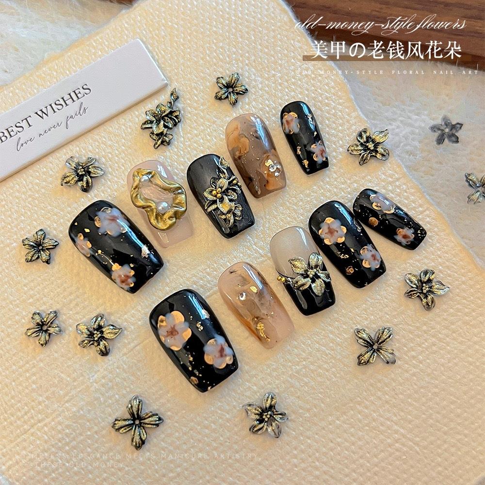 Nail Art Old Money - 50 adet 3D Eski Para Tarzı