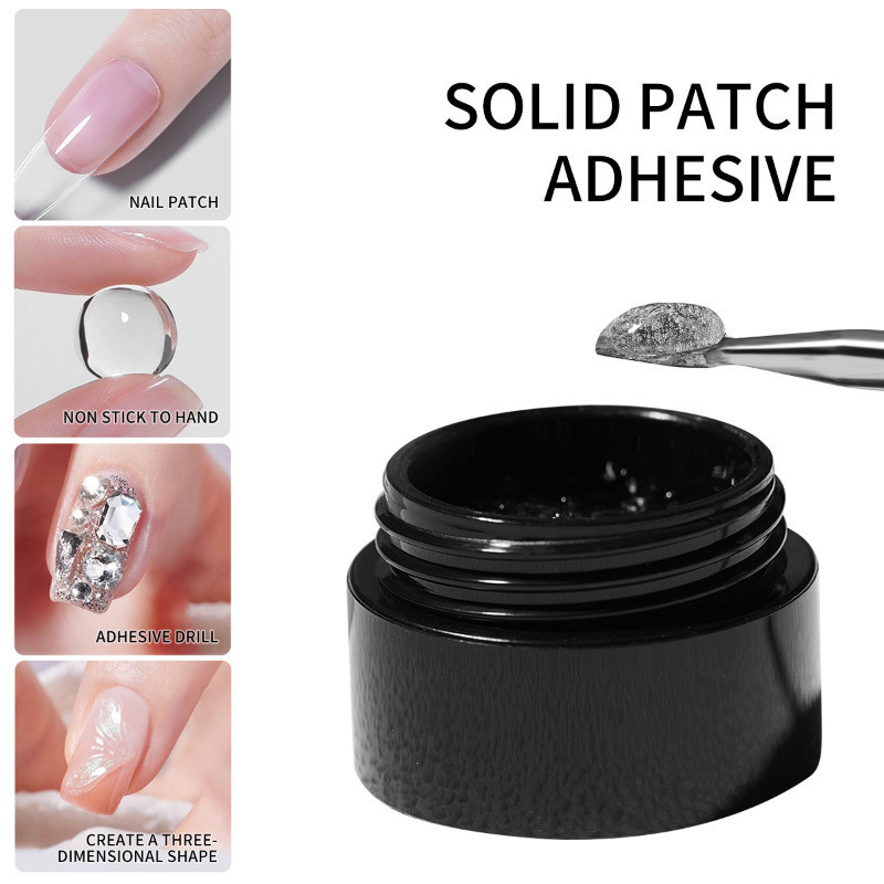 Nail Gel Polish Set - 3'lü/set Katı Tırnak Uçları Jel Katı