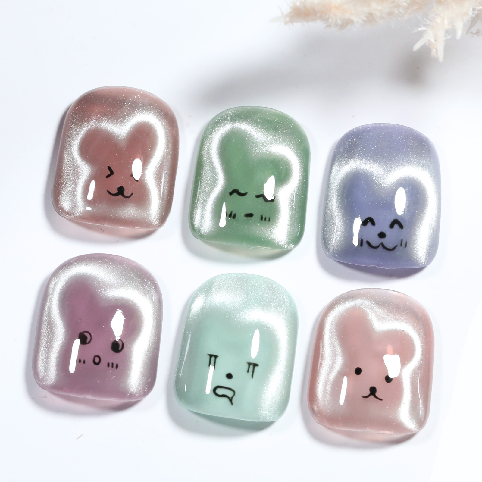 1/4 Adet Tavşan Ayı Kalp Şekli - Nail Gel Polish Set incelemesi ve fiyatı