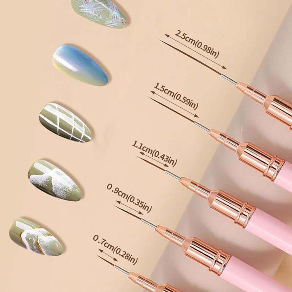 5'li Tırnak Sanatı Çizgi Çizme - Nail Gel Polish Set incelemesi ve fiyatı