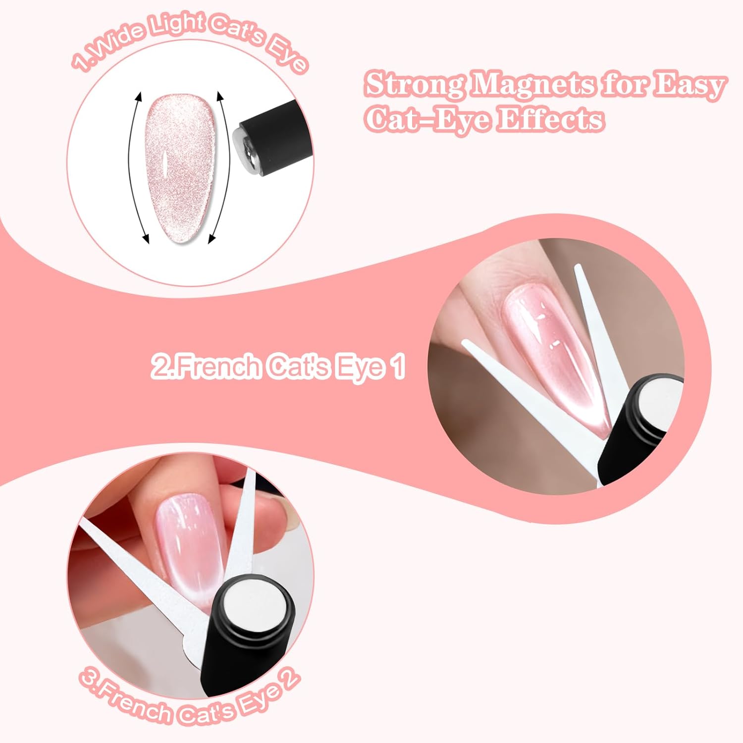 3D Kedi Gözü Mıknatıs Çift Baş - Nail Gel Polish Set incelemesi ve fiyatı