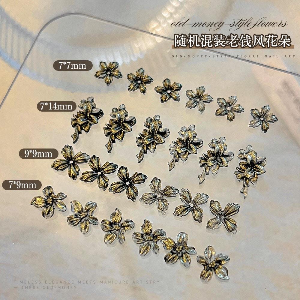 50 adet 3D Eski Para Tarzı Çiç - Nail Art Old Money incelemesi ve fiyatı