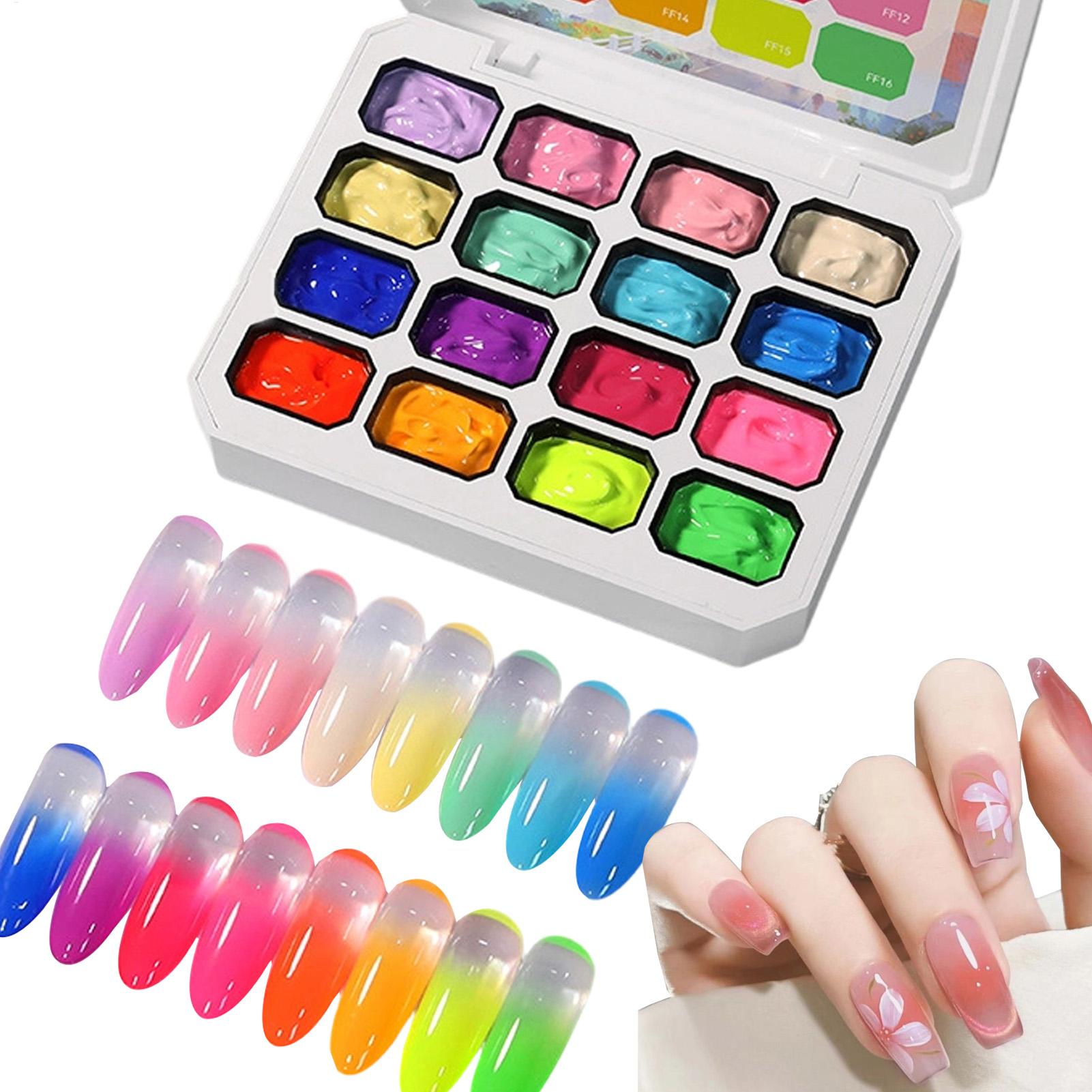 Jel Oje Seti 16 Renk UV LED Je - Nail Gel Polish Set incelemesi ve fiyatı