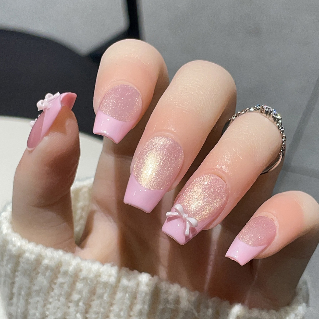 10 adet Kısa Trapez El Yapımı  - Nail Art Simple Elegant incelemesi ve fiyatı