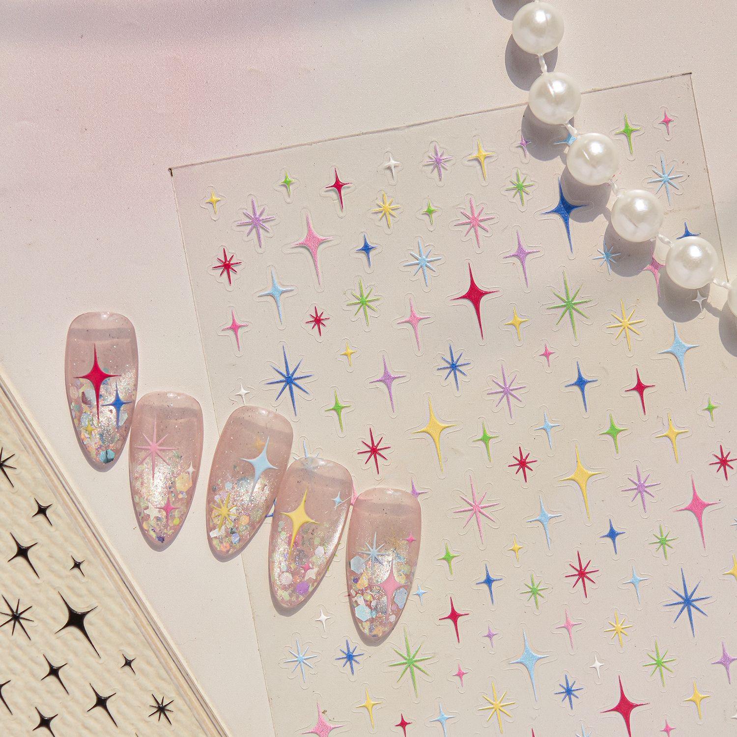 Yıldız 5D Basit Parlak Dört No - Nail Art Simple Elegant incelemesi ve fiyatı