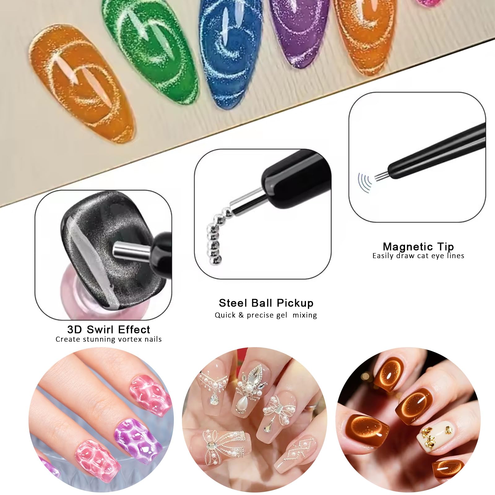 11 Parça Kedi Gözü Tırnak Sana - Nail Gel Polish Set incelemesi ve fiyatı