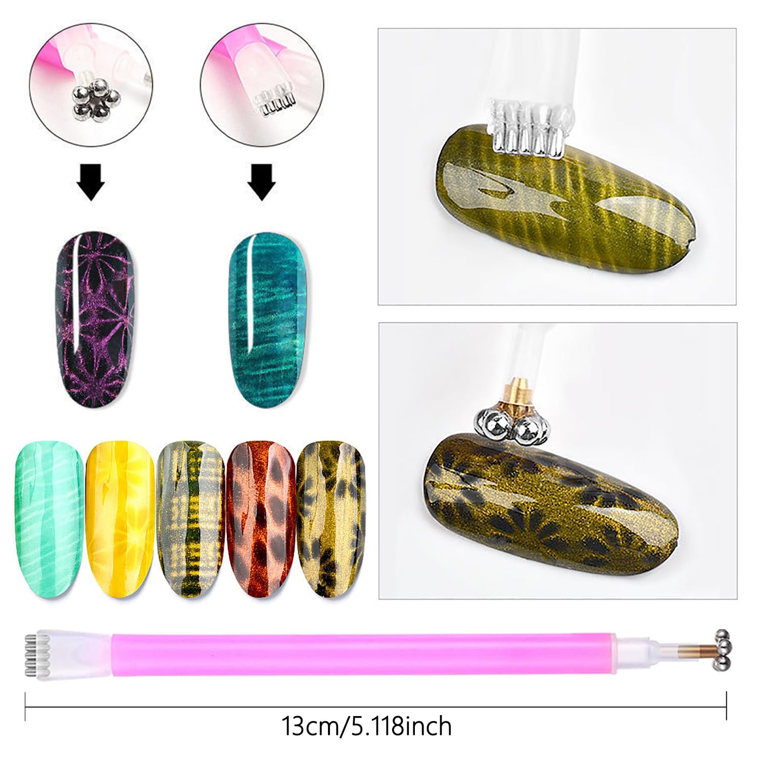 10 Adet Kedi Gözü Mıknatıs Set - Nail Gel Polish Set incelemesi ve fiyatı