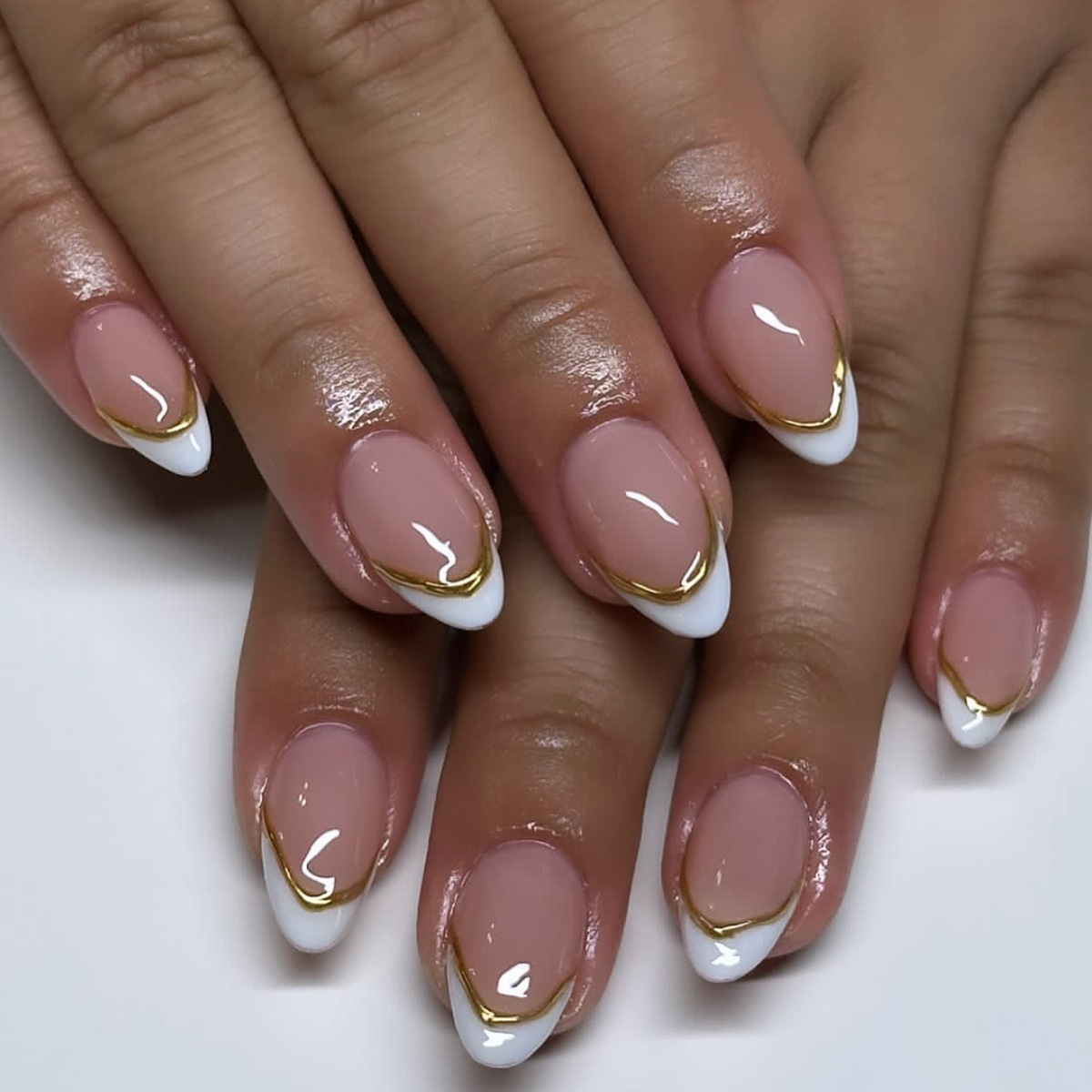 Fransız Nude Pembe Beyaz Kenar - Nail Art Simple Elegant incelemesi ve fiyatı