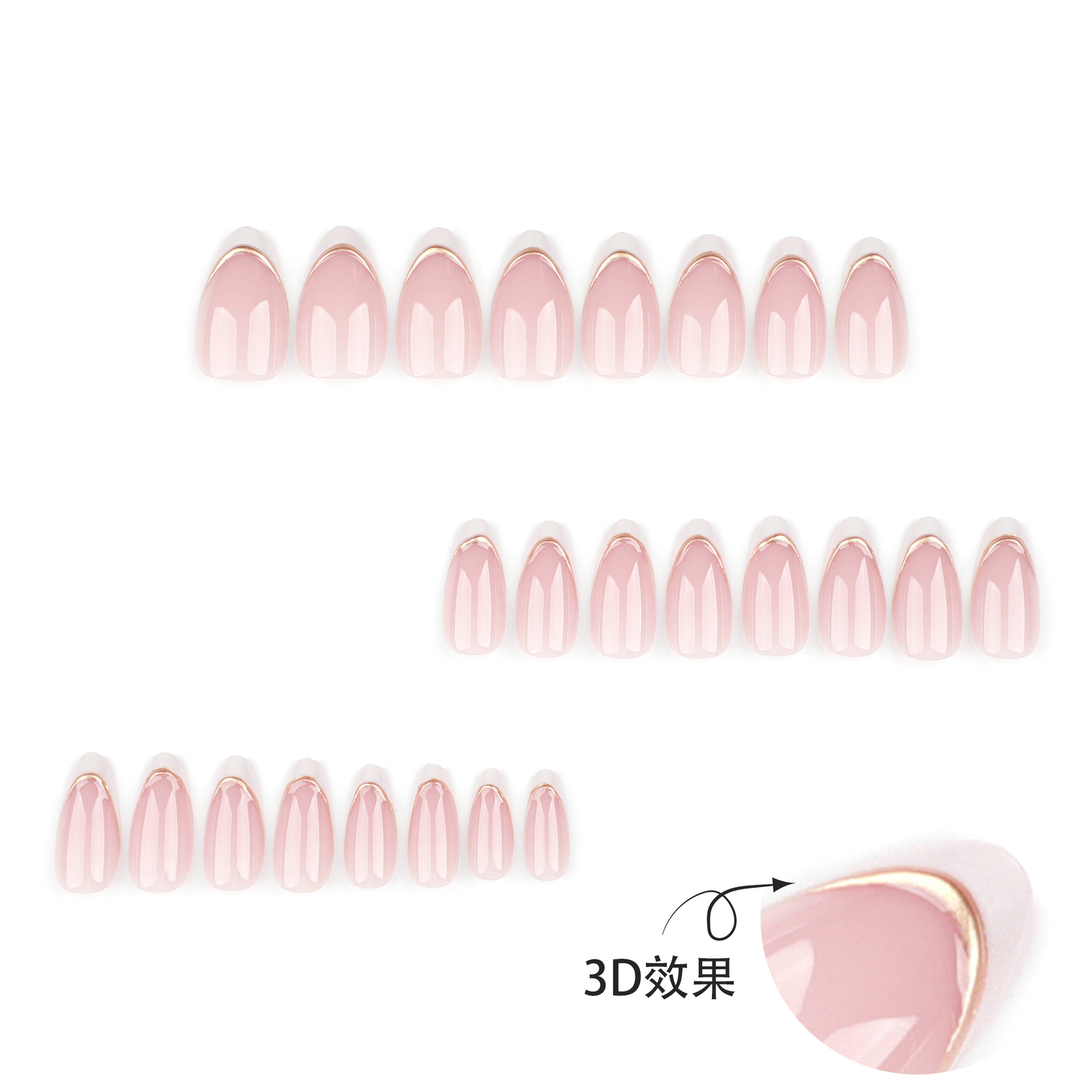 Fransız Nude Pembe Beyaz Kenar - Nail Art Simple Elegant incelemesi ve fiyatı