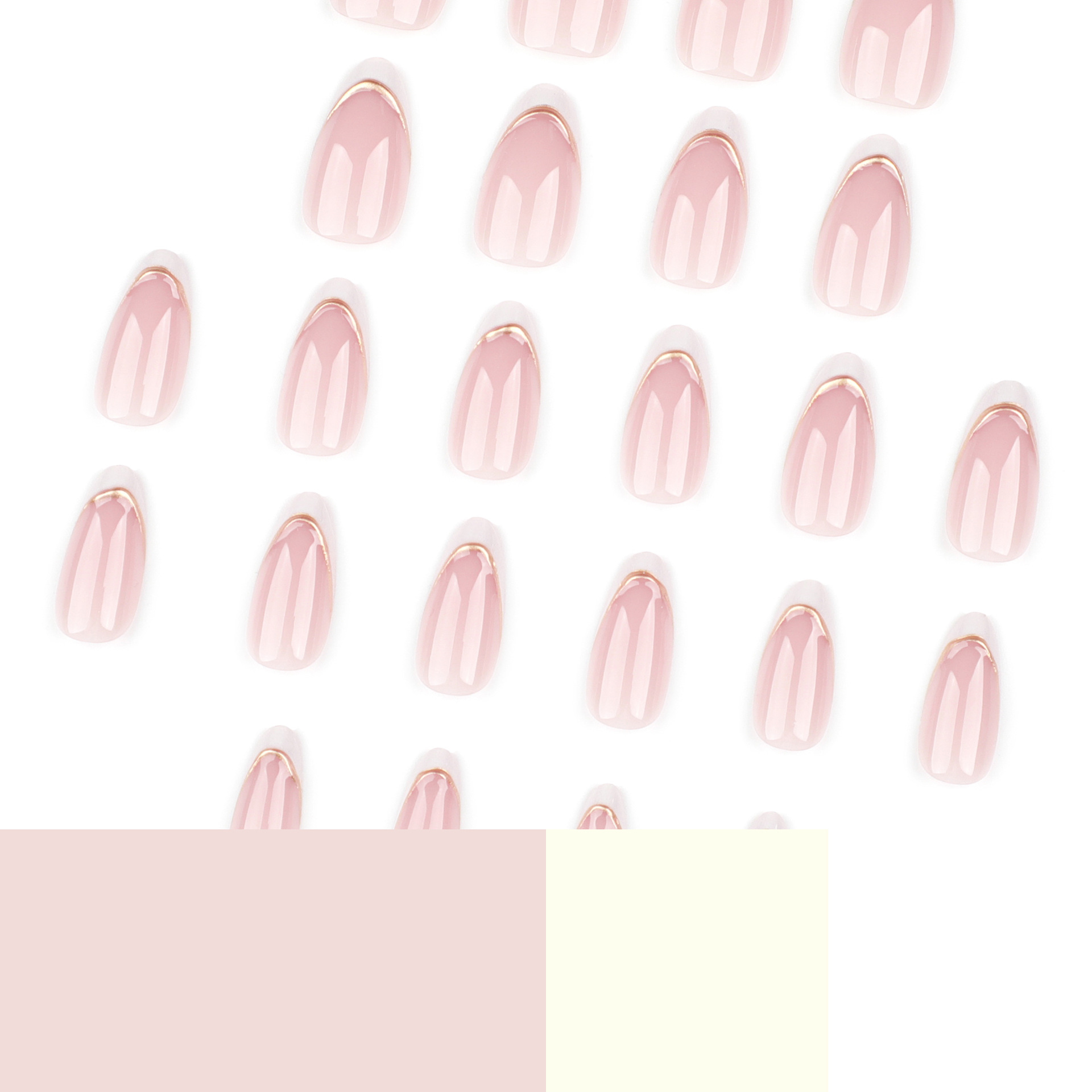 Fransız Nude Pembe Beyaz Kenar - Nail Art Simple Elegant incelemesi ve fiyatı