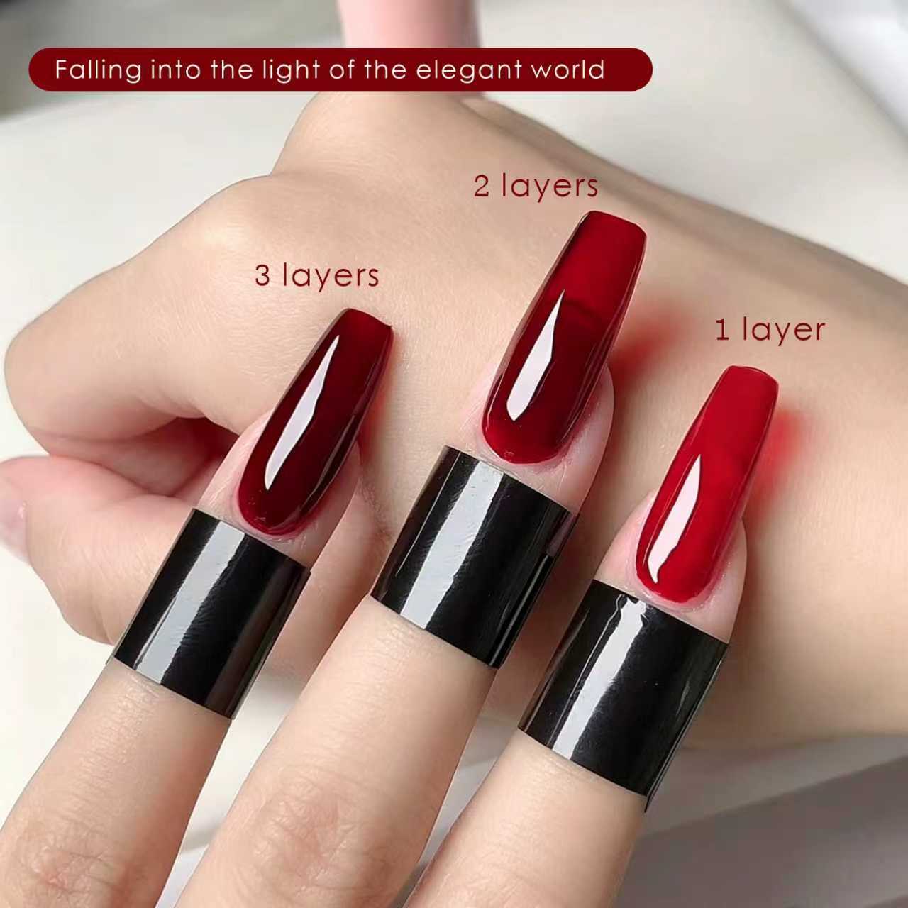 15ml Şeffaf Kırmızı Oje Yapışt - Nail Art Simple Elegant incelemesi ve fiyatı