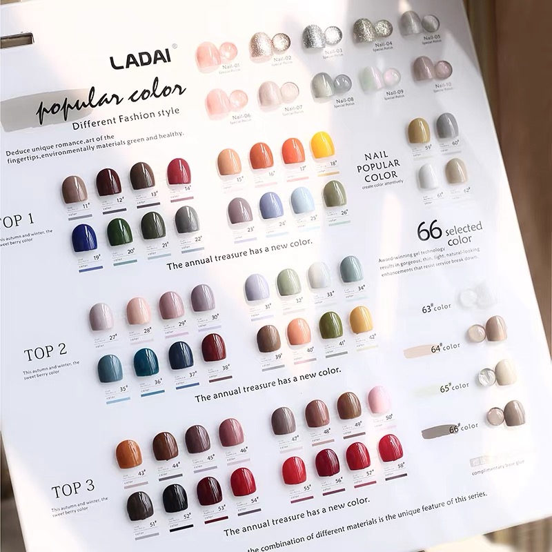 LADAI 66 Renk Yeni Trend Topta - Nail Gel Polish Set incelemesi ve fiyatı