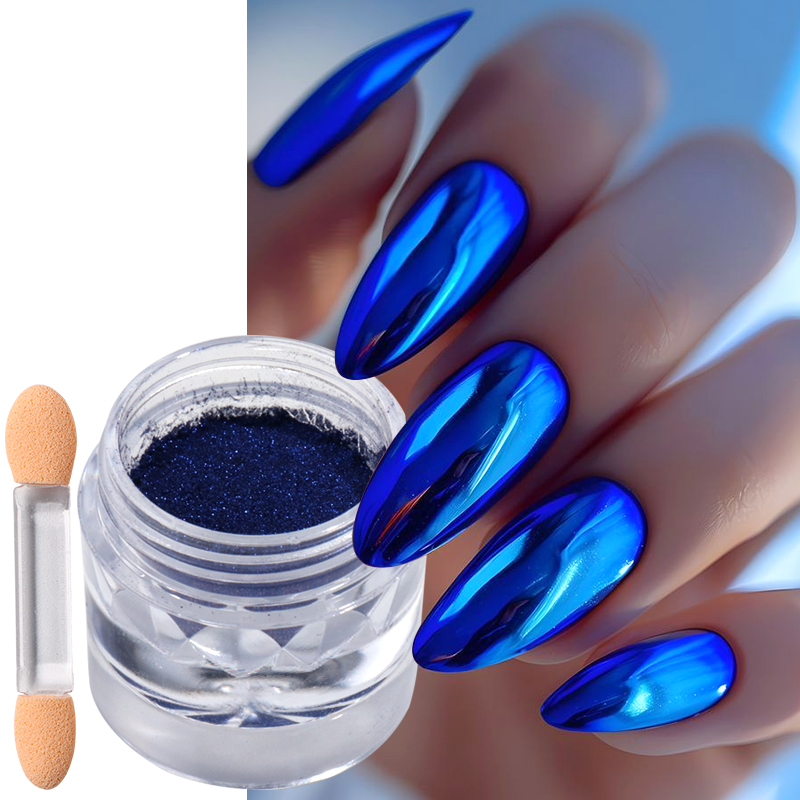 Kraliyet Mavisi Krom Ayna Toz  - Nail Art Queen incelemesi ve fiyatı