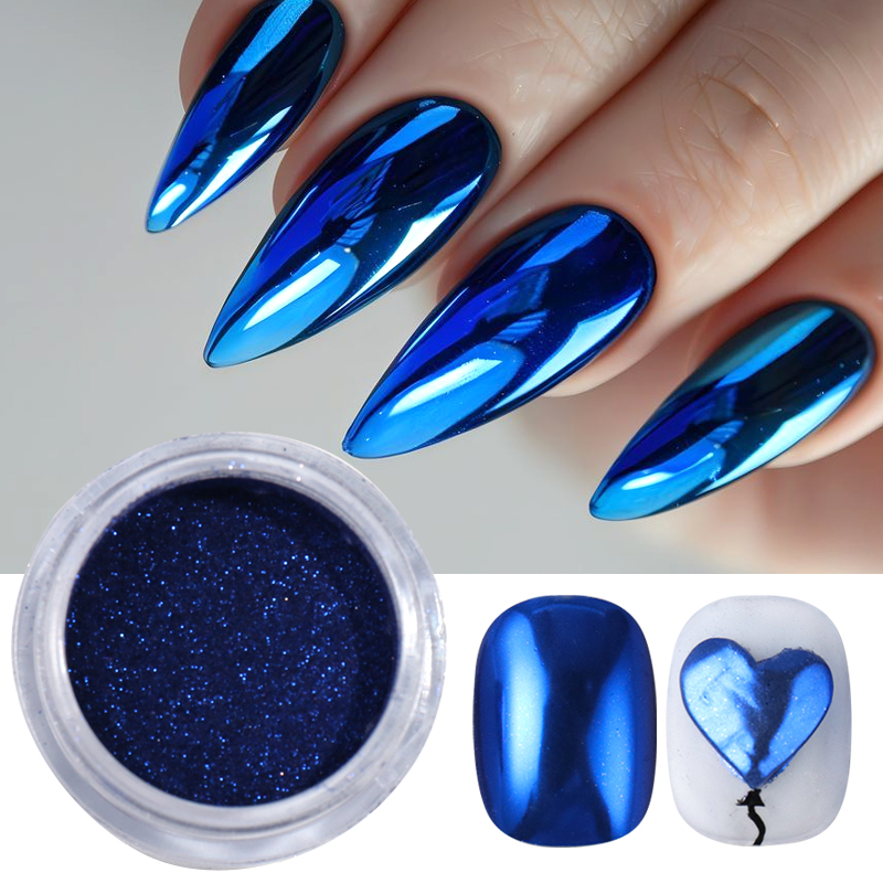 Kraliyet Mavisi Krom Ayna Toz  - Nail Art Queen incelemesi ve fiyatı